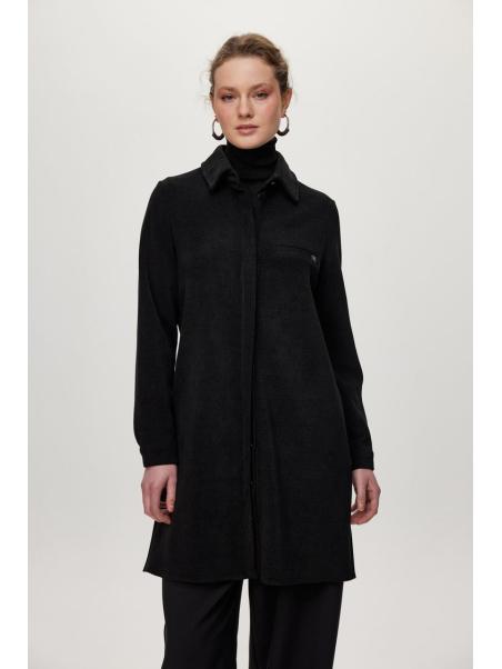 Tunique avec un bouton caché T-1615