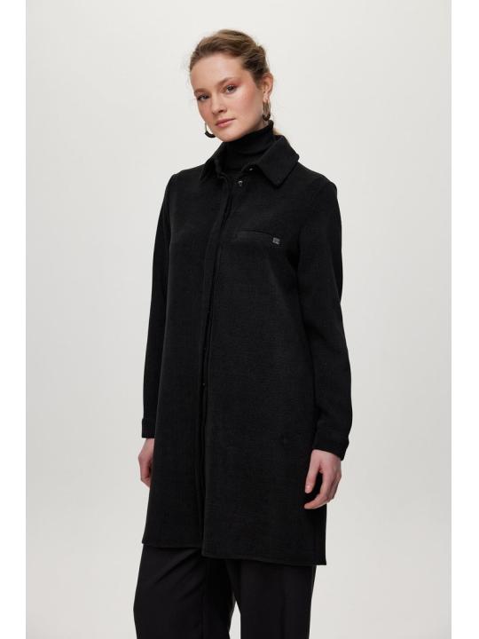 Tunique avec un bouton caché T-1615