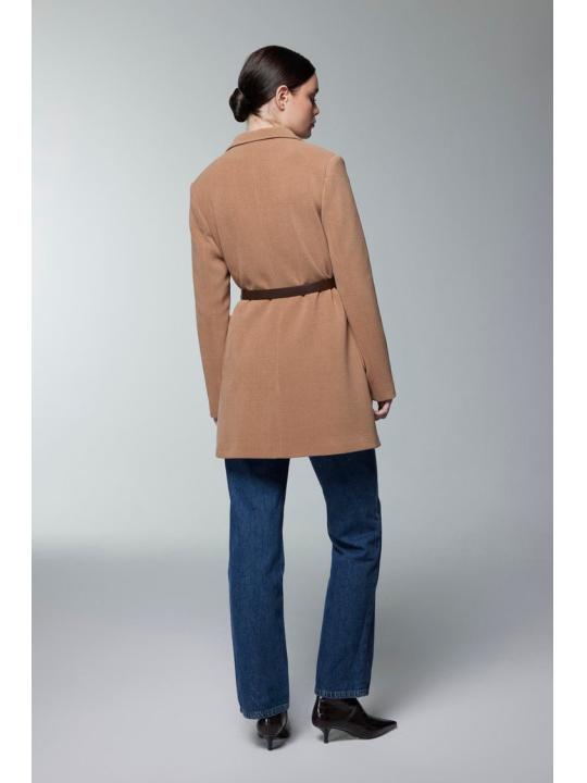 Veste à double boutonnage ceinturée C-0170