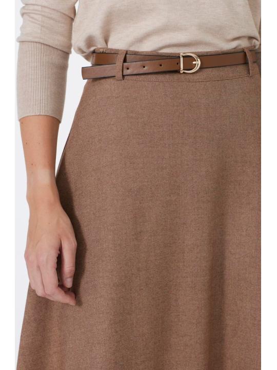 Jupe A Line ceinturée ETK-0158