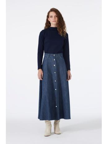 Jupe à boutons détaillée ETK-0201