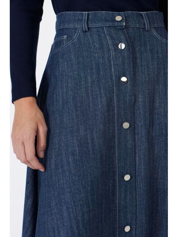 Jupe à boutons détaillée ETK-0201