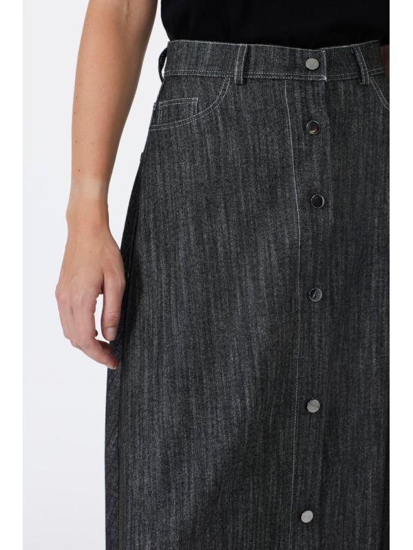 Jupe à boutons détaillée ETK-0201