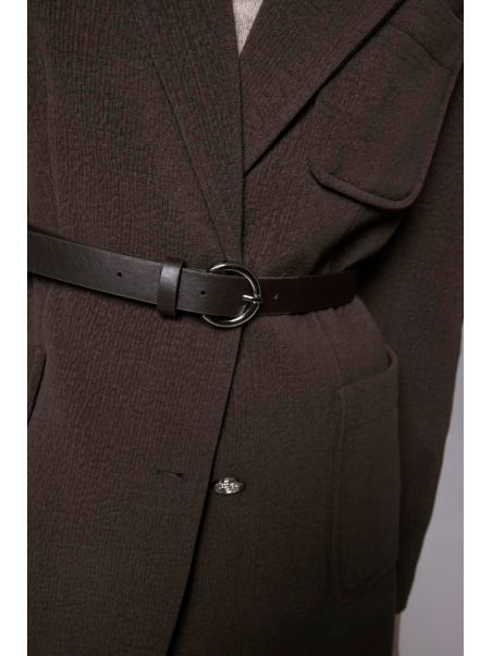 Veste à double boutonnage ceinturée C-0170