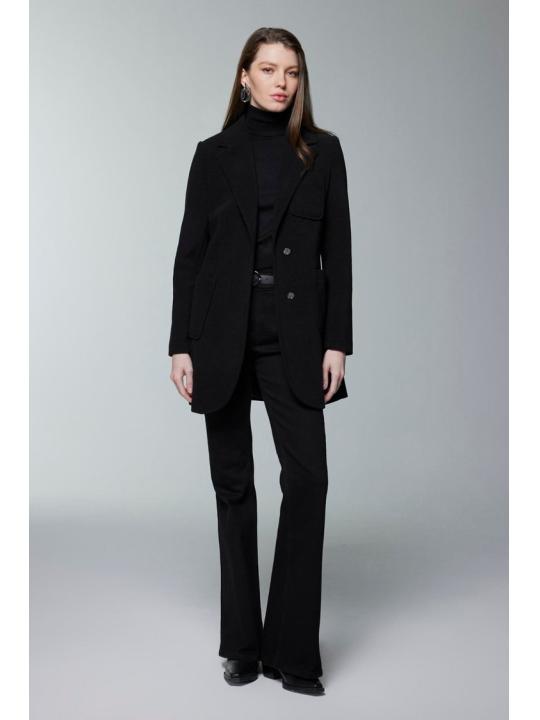 Veste à double boutonnage ceinturée C-0170