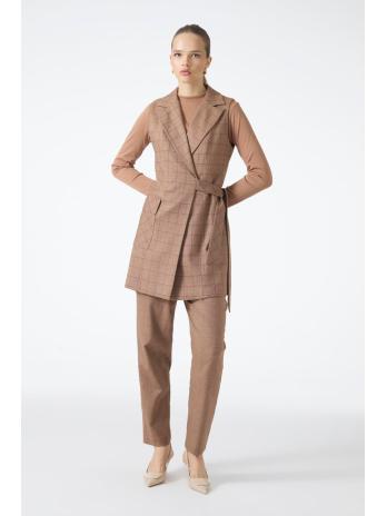 Ensemble trois pièces à motifs à carreaux TK-1050