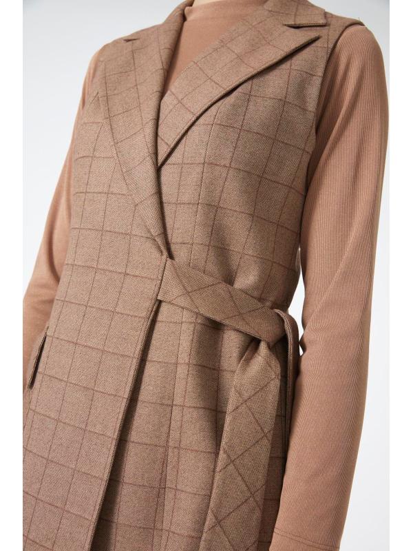 Ensemble trois pièces à motifs à carreaux TK-1050