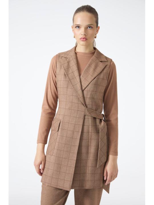 Ensemble trois pièces à motifs à carreaux TK-1050