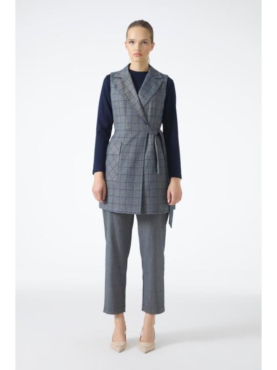 Ensemble trois pièces à motifs à carreaux TK-1050