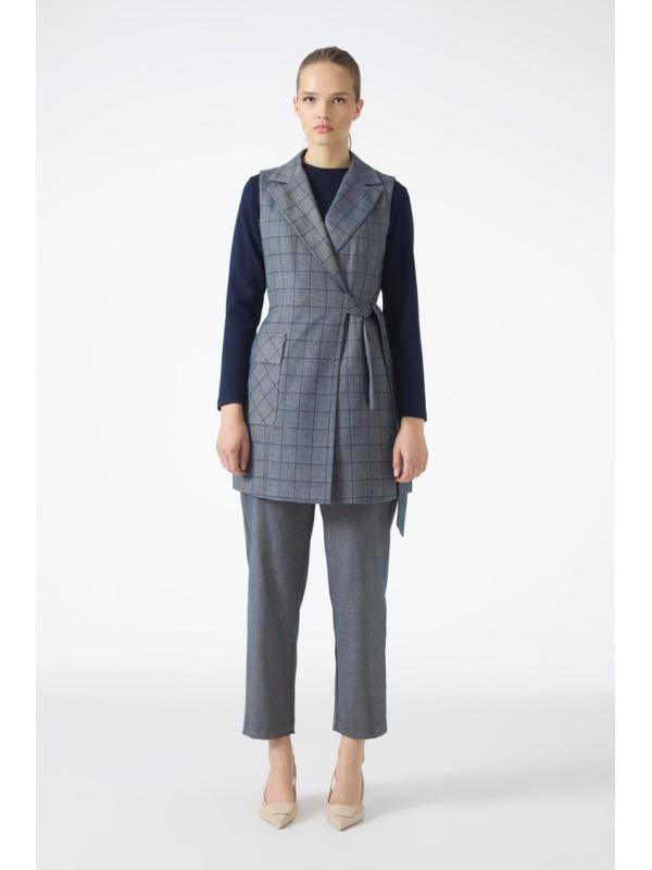 Ensemble trois pièces à motifs à carreaux TK-1050