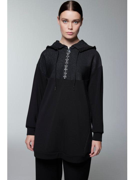 Combinaison double à fermeture éclair à capuche TK-1689