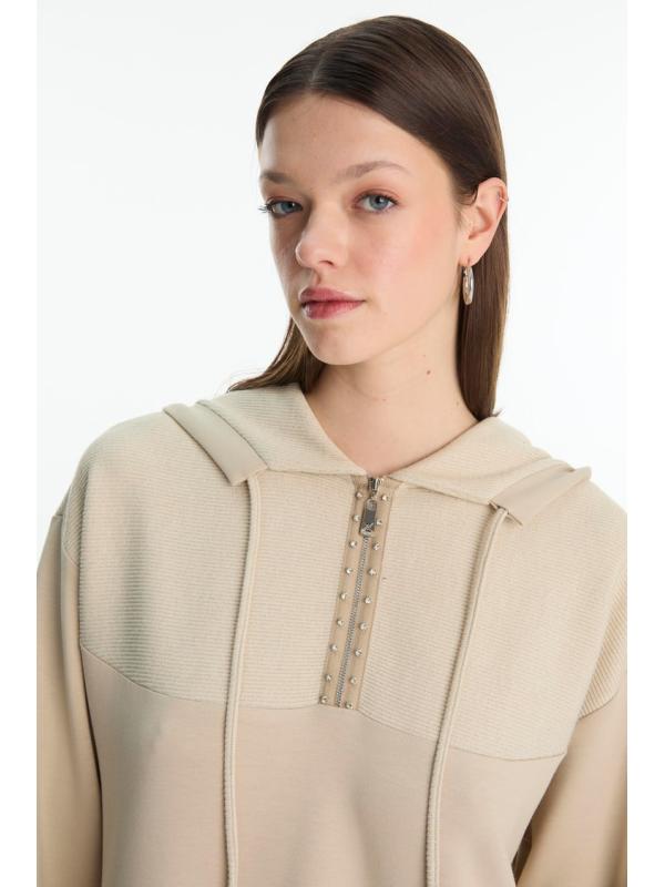 Combinaison double à fermeture éclair à capuche TK-1689