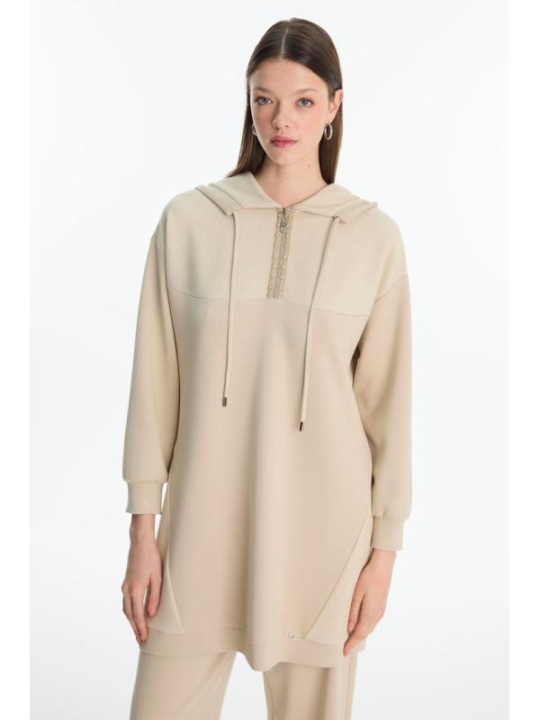 Combinaison double à fermeture éclair à capuche TK-1689