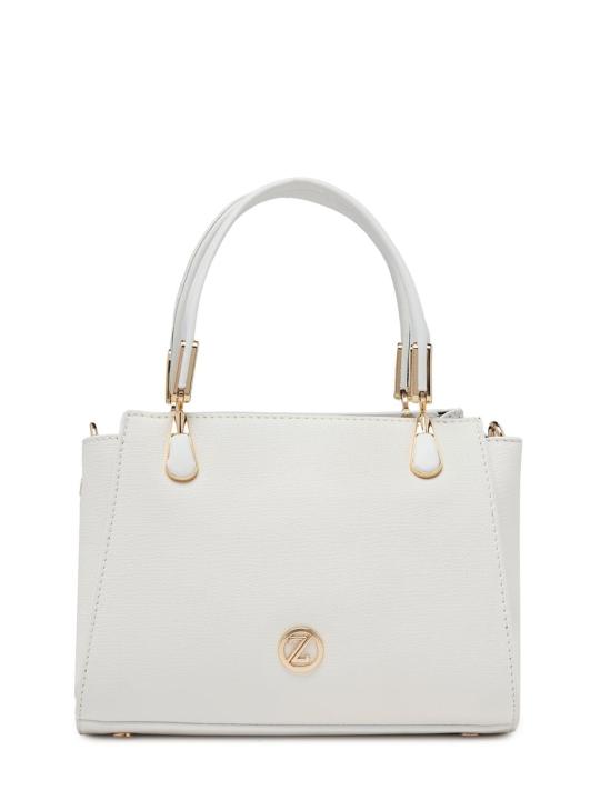 Sac à main et à bandoulière avec fermeture éclair texturée Z0047