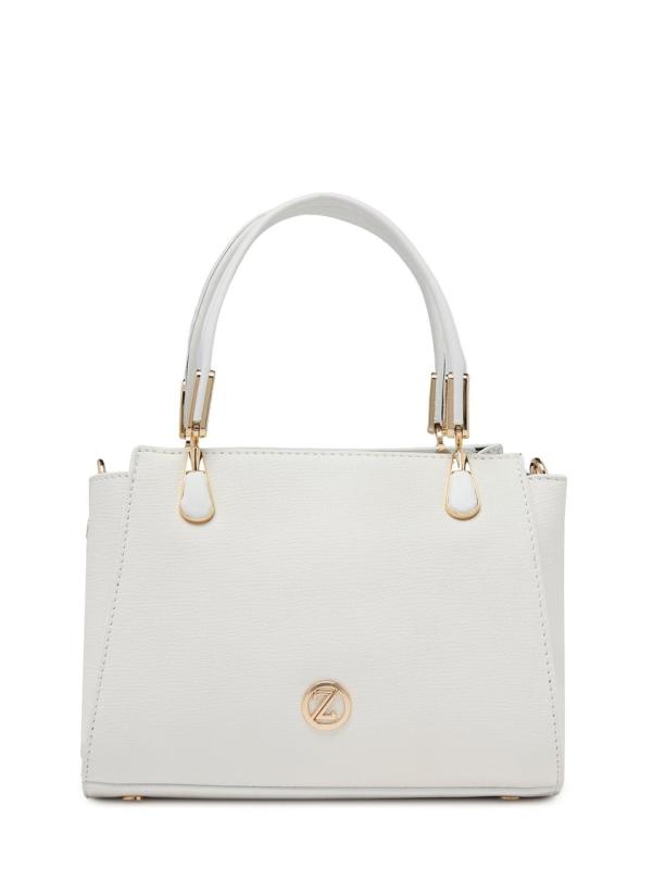 Sac à main et à bandoulière avec fermeture éclair texturée Z0047