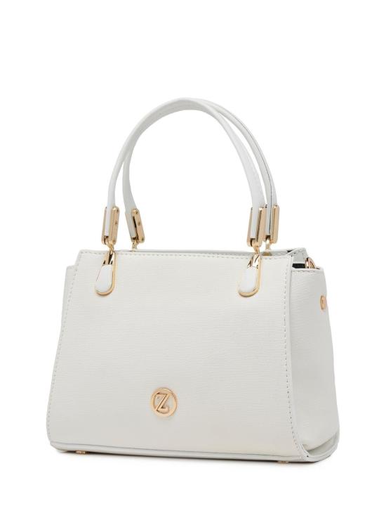 Sac à main et à bandoulière avec fermeture éclair texturée Z0047