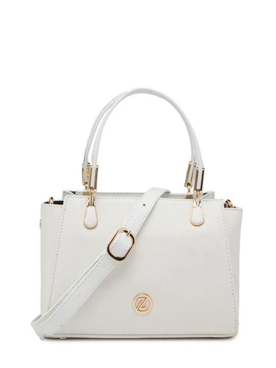 Sac à main et à bandoulière avec fermeture éclair texturée Z0047