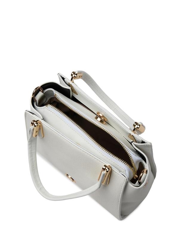 Sac à main et à bandoulière avec fermeture éclair texturée Z0047