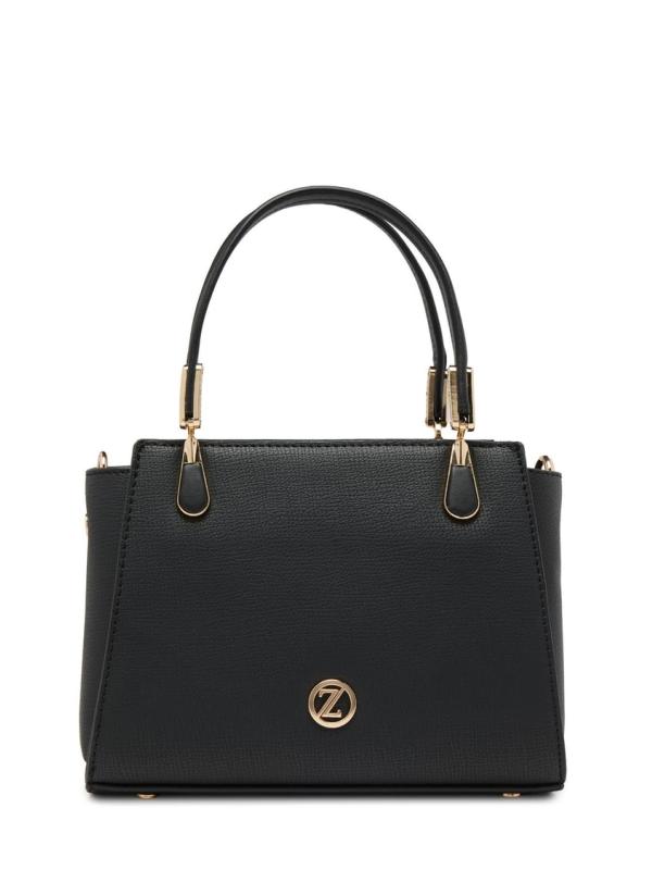 Sac à main et à bandoulière avec fermeture éclair texturée Z0047