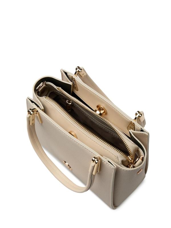 Sac à main et à bandoulière avec fermeture éclair texturée Z0047