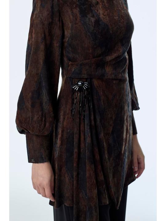 Ensemble détaillé à motifs double combinaison TK-1719