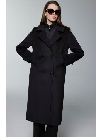 Manteau à double boutonnage matelassé 13840