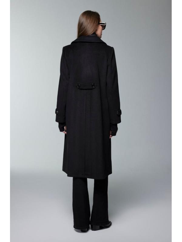 Manteau à double boutonnage matelassé 13840