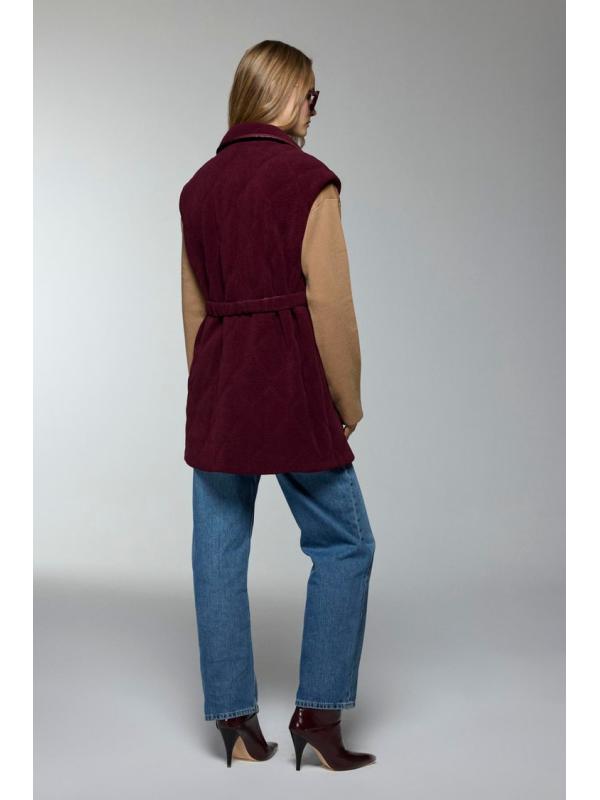 Gilet Y-0097 à poche à poches et détaillées ceinturées