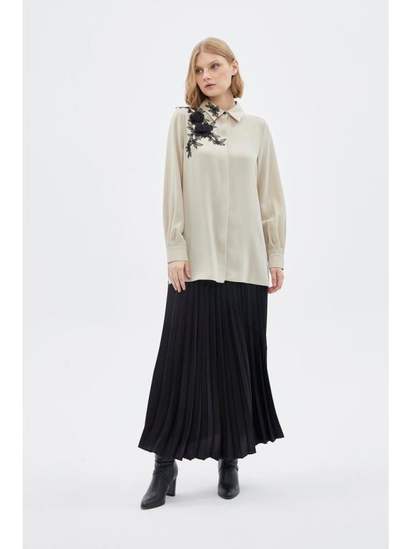 Chemise à motifs floraux G-0097