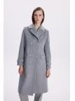 Manteau long à double boutonnage 13570