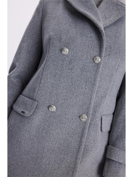 Manteau long à double boutonnage 13570