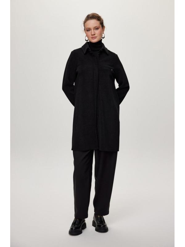 Tunique avec un bouton caché T-1615