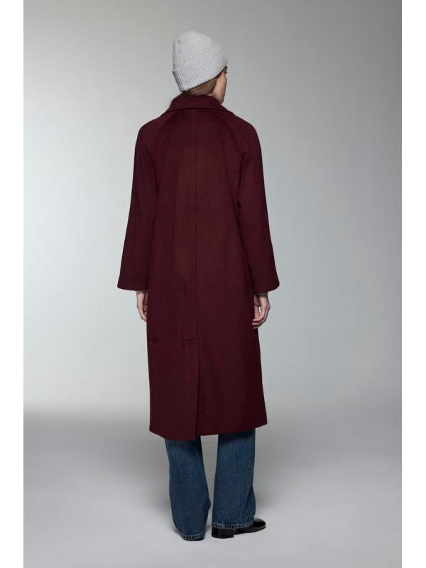 Manteau de chinchilla à double boutonnage 13300