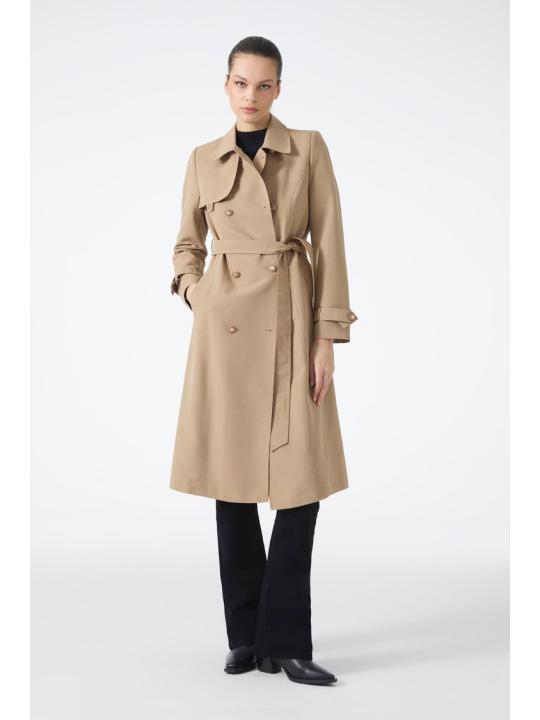 Trench-coat  à col chemise 13751