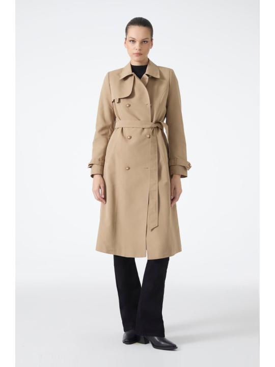Trench-coat  à col chemise 13751