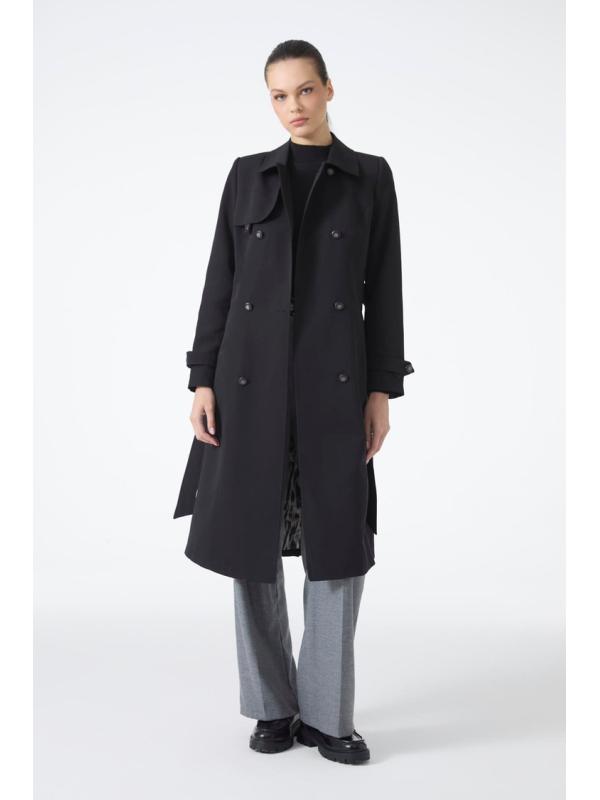 Trench-coat  à col chemise 13751