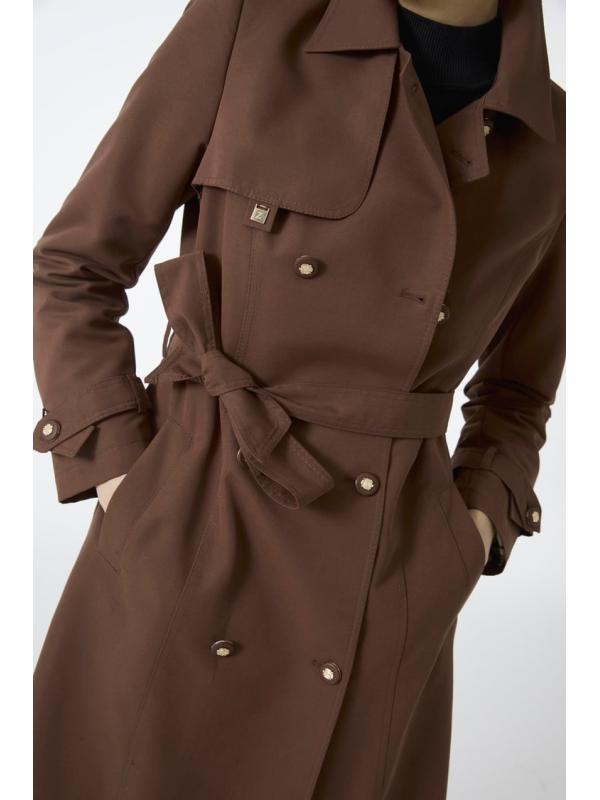 Trench-coat  à col chemise 13751