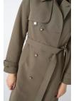 Trench-coat  à col chemise 13751