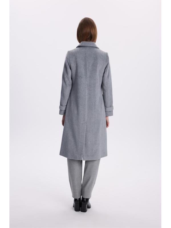 Manteau long à double boutonnage 13570