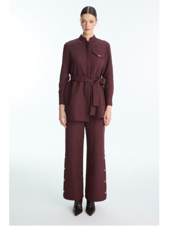 Ensemble double détaillé avec bouton ceinturé TK-1717