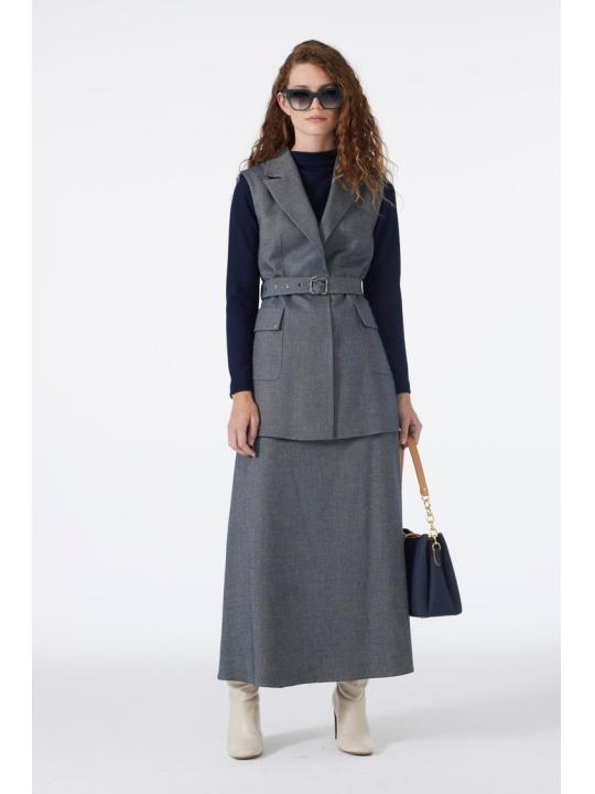 Ensemble double boutonnage et poche détaillée TK-1693