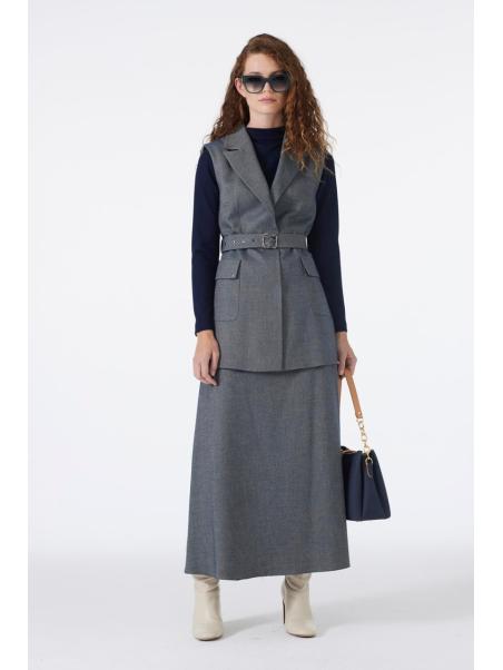 Ensemble double boutonnage et poche détaillée TK-1693