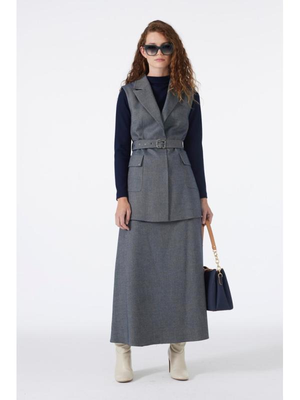 Ensemble double boutonnage et poche détaillée TK-1693