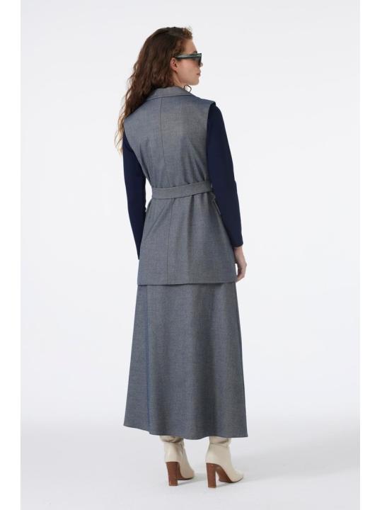 Ensemble double boutonnage et poche détaillée TK-1693