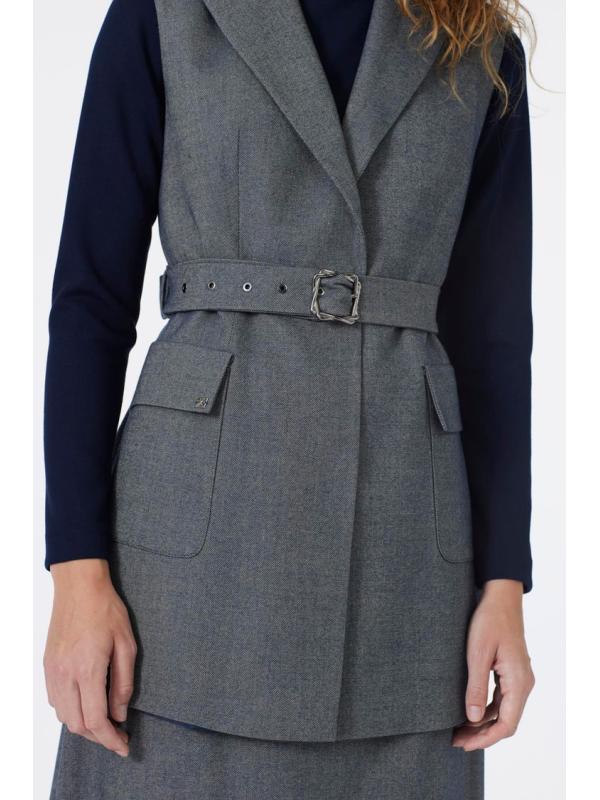 Ensemble double boutonnage et poche détaillée TK-1693