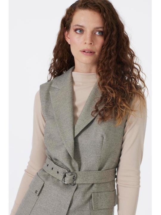 Ensemble double boutonnage et poche détaillée TK-1693