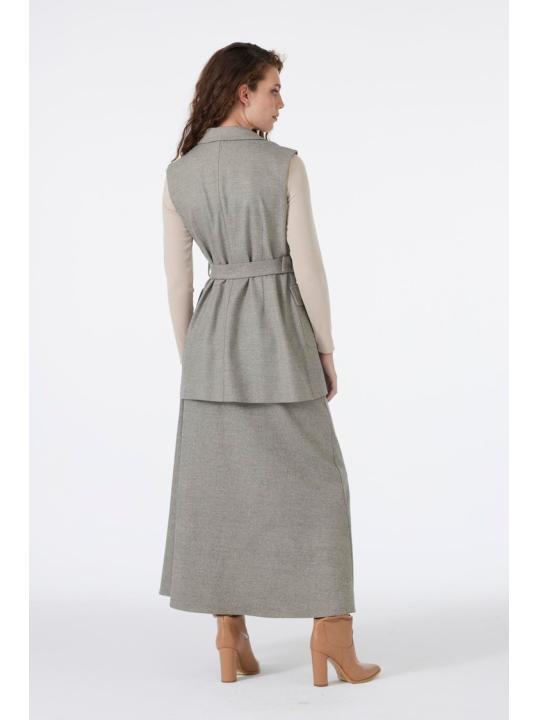 Ensemble double boutonnage et poche détaillée TK-1693