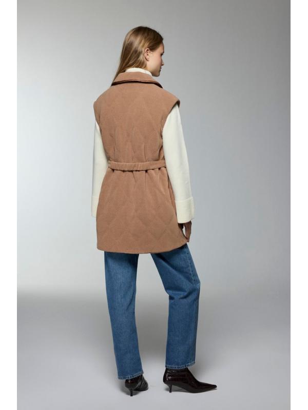 Gilet Y-0097 à poche à poches et détaillées ceinturées