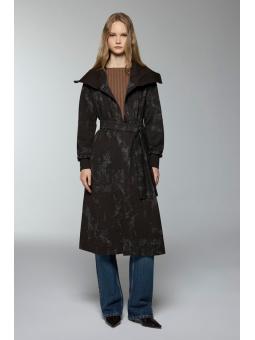 Col Détail Cardigan ceinturé HR-0028