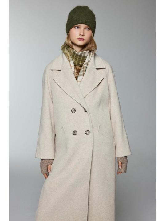 Manteau de chinchilla à double boutonnage 13300